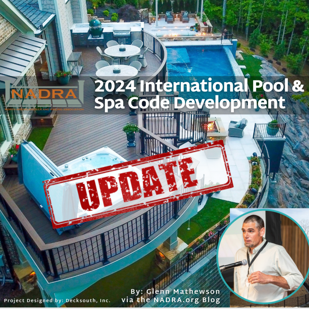 UPDATE 2024 International Pool and Spa Code Development / Group A
