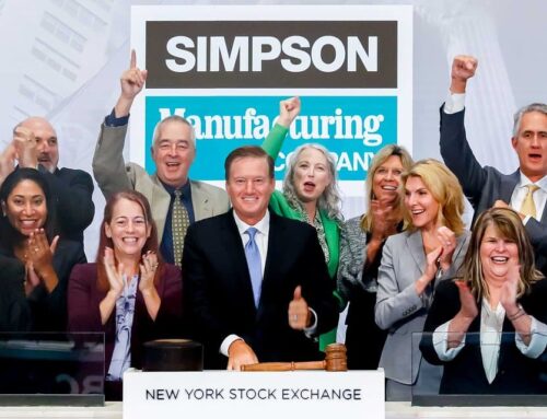 Simpson Manufacturing Co. Celebrates 30 Years As a Public Company by Ringing the Closing Bell at the NYSE on September 6